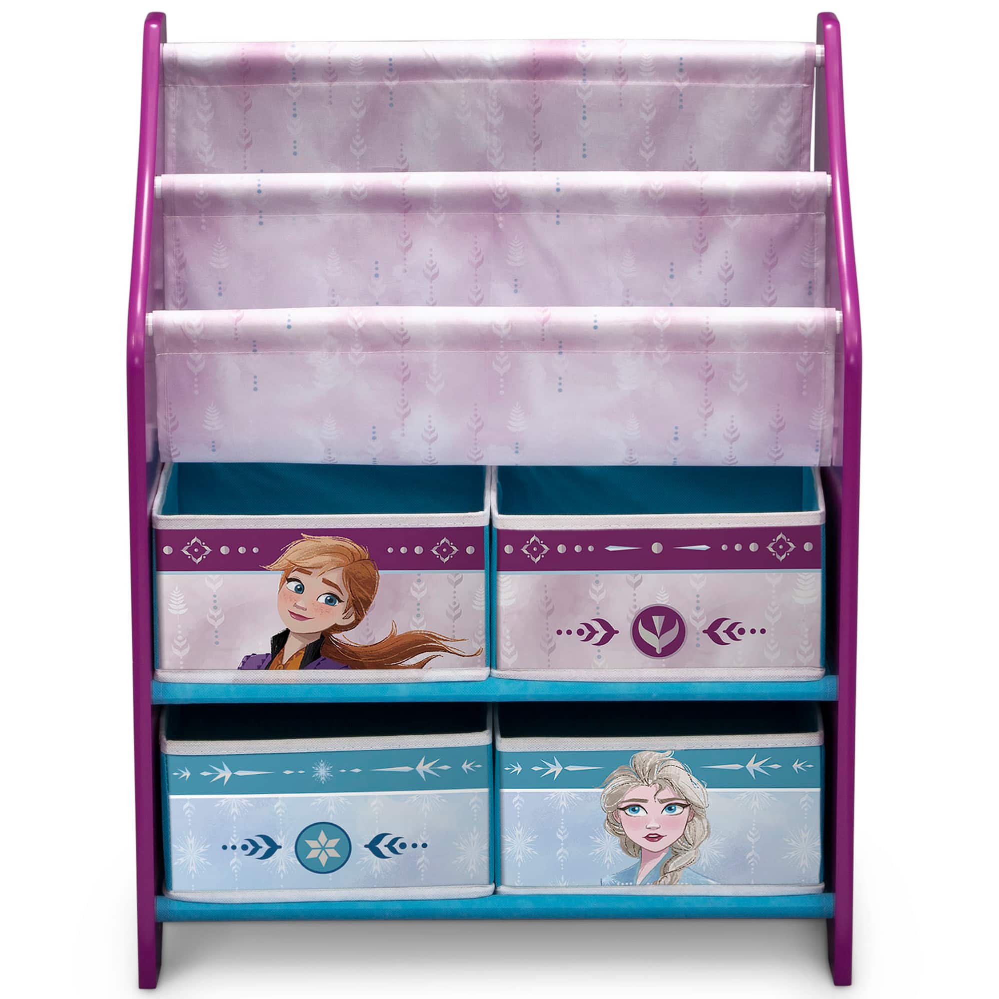 Delta Children Frozen II Toy & Book Organizer